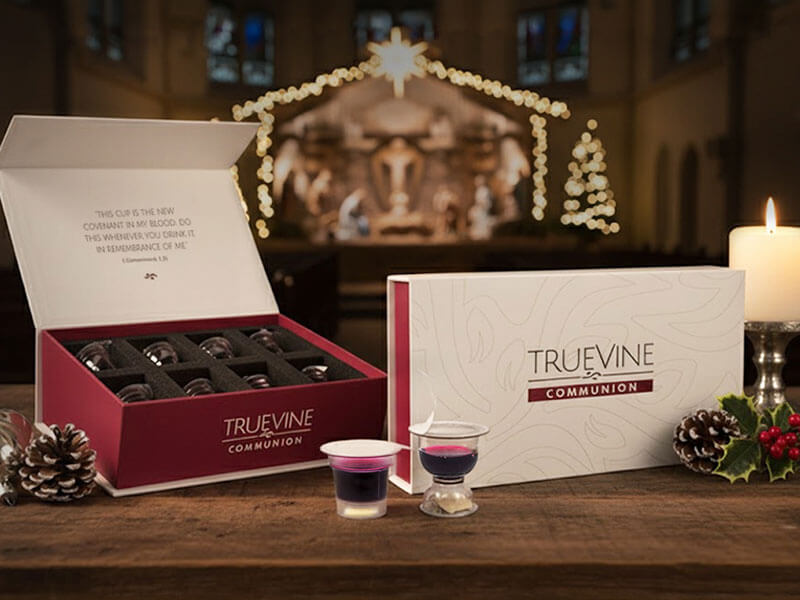 Communion Cups Christmas Display