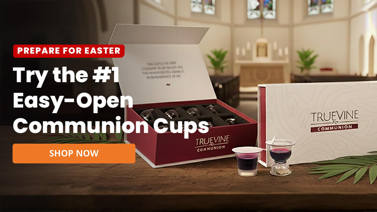 Try the #1 Easy-Open Communion Cups