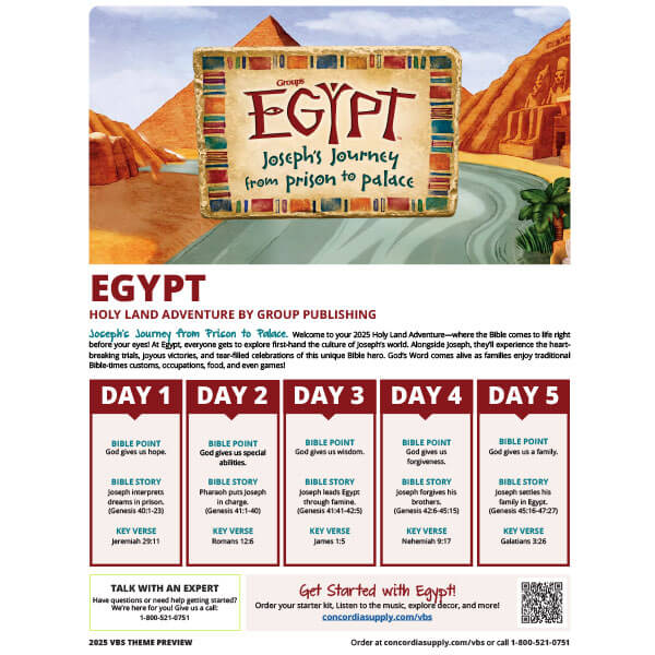 Egypt VBS Theme Preview