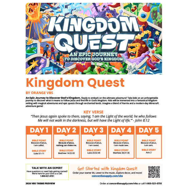 Kingdom Quest VBS Theme Preview