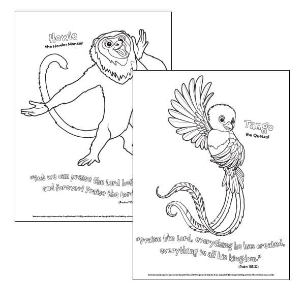 Rainforest Falls VBS Printable Order Form