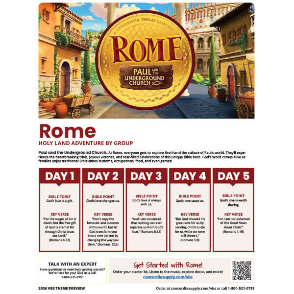Rome VBS Theme Preview
