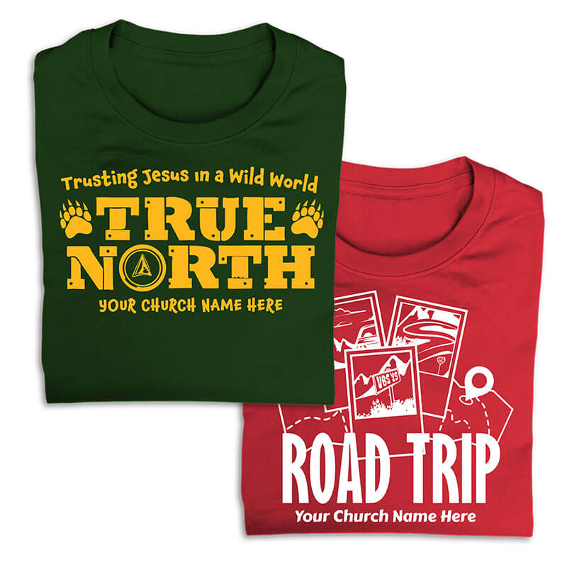 One-Color Imprint Custom VBS T-Shirt