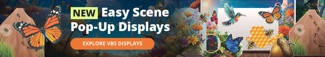 Magnified Easy Scene Pop-Up Displays