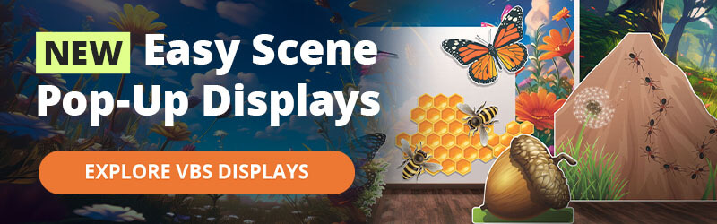 Magnified Easy Scene Pop-Up Displays