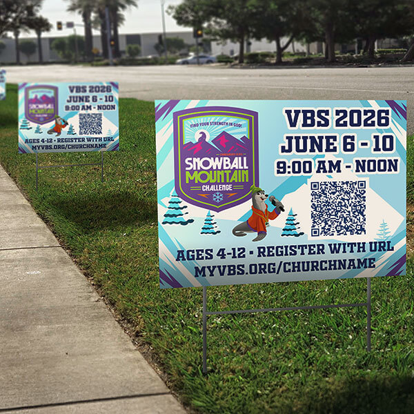 Custom VBS Yard Signs